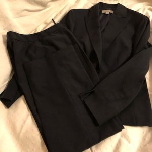 Kasper two piece business suit, black, size 14